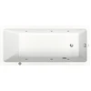 Image de Duravit Baignoire balnéo No. 1 180x80 cm, 180 l, version EB, avec 1 RS, blanc