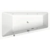 Image de Duravit Baignoire balnéo No. 1 170x100 cm, 210 l, EB-Vers, 1 RS gauche, blanc