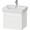 Image de Duravit No.1 bâti-Support pour lavabo, 1 tiroir, 540x426x478mm, avec découpe Siphon, tiroir intérieur, N143810, Couleur: Décor Blanc Mat