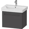 Image de Duravit No.1 bâti-Support pour lavabo, 1 tiroir, 590x426x478mm, N142820, Couleur: Décor Graphite Mat