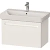 Image de Duravit No.1 bâti-Support pour lavabo, 1 tiroir, 740x426x478mm, N142830, Couleur: Décor Blanc Mat