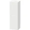 Image de Duravit No.1 Armoire mi-Haute, 1 Porte, charnières à Gauche, 400x360x1320mm, 4 tablettes en Verre, N11308L, Couleur: Blanc Mat