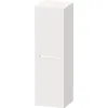 Image de Duravit No.1 Armoire mi-Haute, 1 Porte, charnières à Droite, 400x360x1320mm, 4 tablettes en Verre, N11308R, Couleur: Blanc Mat