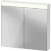 Image de Duravit Uni Armoire miroir Good Version 81x76x14,8 cm, 2 portes, LED
