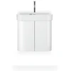 Image de Duravit Meuble sous-lavabo Happy D.2 Plus 47,5x35x41,5 cm, 2 portes, blanc mat soyeux
