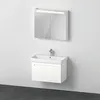 Image de Duravit No.1 Ensemble de Meubles 800, INCL. lavabo, Meuble sous-lavabo, Armoire de Toilette, N10159018180000, Couleur: Blanc