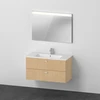 Image de Duravit Ensemble de meubles XBase 2 tiroirs, 103 cm, chêne naturel