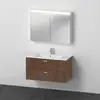 Image de Duravit Ensemble de meubles XBase 103 cm, noyer foncé