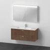 Image de Duravit Ensemble de meubles XBase 123 cm, noyer foncé