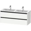 Image de Duravit Ketho.2 Meuble sous-lavabo, 1280x550x480mm, pour ME by Starck 233613, K25266018180000, Couleur: Décor Blanc Mat
