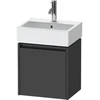 Image de Duravit Meuble sous lavabo Ketho.2 43,4x33,8x44cm, 1 porte, wd, à gauche, gris mat