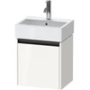 Image de Duravit Meuble sous lavabo Ketho.2 43,4x33,8x44cm, 1 porte, wd, à gauche, blanc brillant