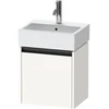 Image de Duravit Meuble sous lavabo Ketho.2 43,4x33,8x44 cm, 1 porte, wd, à gauche, blanc mat