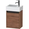 Image de Duravit Ketho.2 Meuble sous lavabo 36,4x23,8 cm, à droite, Noyer naturel, 1 porte, suspendu