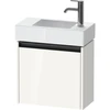 Image de Duravit Meuble sous-lavabo Ketho.2 48,4x23,8 cm, angle gauche, blanc brillant, 1 porte, suspendu