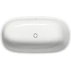 Image de Duravit Baignoire balnéo Zencha 160x85 cm, 1 RS, autoportante, blanche