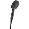 Image de Duravit Douchette 3jets Click 120 240mm, Conn. G 1/2, noir mat
