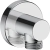 Image de Duravit Coude mural DN 15, sans pomme de douche, rosace ronde, chrome