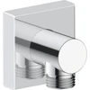 Image de Duravit Coude mural DN 15, sans douchette, rosace carrée, chromé
