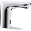 Image de Duravit Robinet lavabo infrarouge avec capteur 1 bloc d'alimentation, saillie 122 mm, chrome