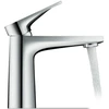 Image de Duravit Mitigeur lavabo Tulum S, bec 110 mm, sans vidage, chrome