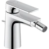 Image de Duravit Mitigeur monocommande bidet Tulum Bec 126 mm, avec vidage à tirette, chrome