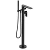 Image de Duravit Tulum by Starck Mitigeur monocommande bain/douche montage au sol, robinet douche, Système de douche, robinetterie, Noir mat