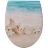 Image de WOLTU Abattant WC Couvercle WC Soft Close pour Couvette O Siège de Toilette avec Urée Formol Frein de Chute Fermeture en Douceur Charnière Réglable Montage Démontage Facile