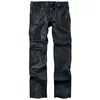 Image de Mauritius GBJeans LNTV Homme Pantalon en Cuir Noir 3XL 100% Cuir Coupe Straight