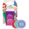 Image de Invisibobble KIDS Disney Ariel Set de 6 | Rouge, Vert et Violet | Chouchous en spirale pour cheveux de filles | tressables - chouchous sans traction pour une tenue élégante