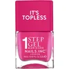 Image de Nails Inc Topless Olivia (rose vif)   Vernis gel sans UV   Manucure en 1 étape jusqu’à 8 jours de tenue   Séchage rapide, végan & 21-free   Pour enfants & adultes   sans base ni top coat