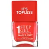 Image de Nails Inc Topless Jennifer (rouge corail)   Vernis gel sans UV   Manucure en 1 étape jusqu’à 8 jours de tenue   Séchage rapide, végan & 21-free   Pour enfants & adultes   sans base ni top coat