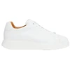 Image de BOSS pour homme. 50497887 Chaussures en cuir Bulton blanc (43), Plat, Lacets, Casuel