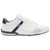 Image de BOSS pour homme. 50498282 Chaussures Saturn en cuir blanc (45), Plat, Lacets, Casuel