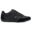 Image de BOSS pour homme. 50498265 Chaussures Saturn en cuir noir (41), Plat, Lacets, Casuel