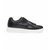 Image de BOSS pour homme. 50497887 Bulton Leather Sneakers black (45), Cuir, Noir, Plat, Lacets, Casuel
