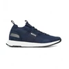 Image de BOSS pour homme. 50498245 Formateurs Titanium navy (41), Plat, 1 à 3 cm, Lacets, Casuel, Marine