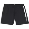 Image de BOSS Hommes Dolphin Short de Bain à Logo et Rayure