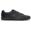 Image de BOSS pour homme. 50522833 Formateurs avec des textures lisses et granuleuses Noir (43), Plat, Lacets, Casuel