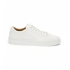 Image de BOSS pour homme. 50536841 Gary Leather Sneakers white (42), Cuir, Blanc, Plat, Lacets, Casuel