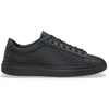 Image de BOSS pour homme. 50536507 Kieran Leather Sneakers black (41), Cuir, Noir, Plat, Lacets, Casuel