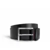 Image de HUGO pour homme. 50541171 Ceinture Olpian noire (100 cm), Casuel, Cuir