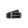 Image de HUGO pour homme. 50541174 Ceinture Specchio noire (95 cm), Casuel, Cuir