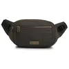 Image de HUGO Hommes Hester Bumbag Sac ceinture avec plaquette logotée effet vieilli