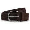 Image de BOSS Hommes Sash-WnE-Sd Sz35 Ceinture tissée avec finitions en cuir