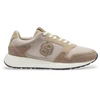 Image de BOSS pour homme. 50554612 Baskets en cuir beige Vinston (45), Plat, Lacets, Casuel