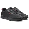 Image de HUGO Baskets Icelin Runn pour homme style chaussures de course avec détail en zigzag, Noir, 44