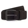 Image de BOSS Hommes Syhr-Sd-St Sz35 Ceinture en cuir suédé italien avec boucle couleur acier