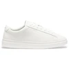 Image de BOSS pour homme. 50552853 Kieran Leather Sneakers white (41), Cuir, Blanc, Plat, Lacets, Casuel