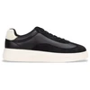 Image de HUGO pour femme. 50552700 Lyzz Leather Sneakers black (38), Cuir, Noir, Plat, Lacets, Casuel